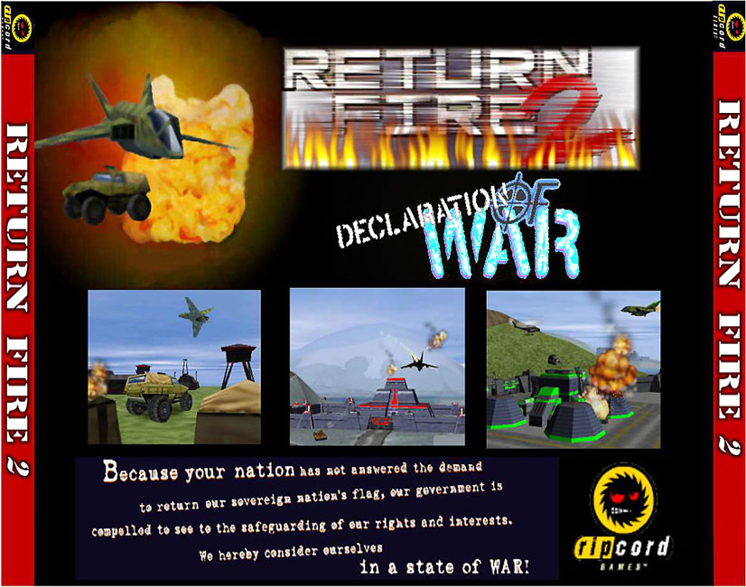 Return Fire 2 - zadn CD obal