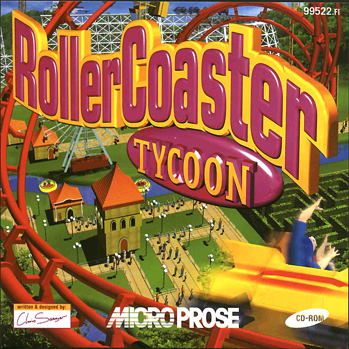 RollerCoaster Tycoon - predn CD obal