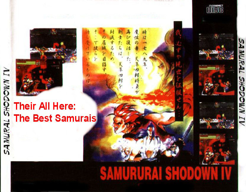 Samurai Shodown IV: Amakusa's Revenge - zadn CD obal