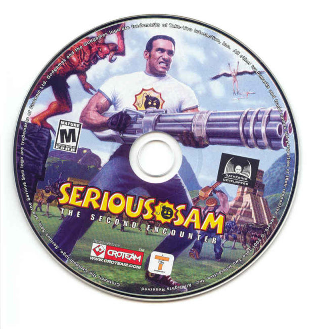Serious Sam: The Second Encounter - CD obal 2