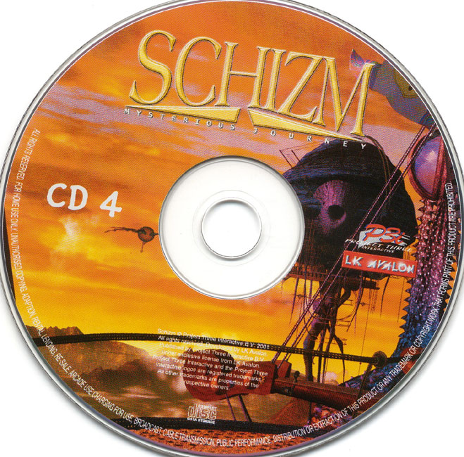 Schizm: Mysterious Journey - CD obal 4