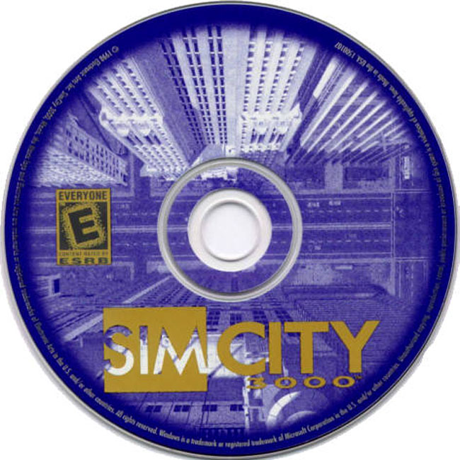 SimCity 3000 - CD obal