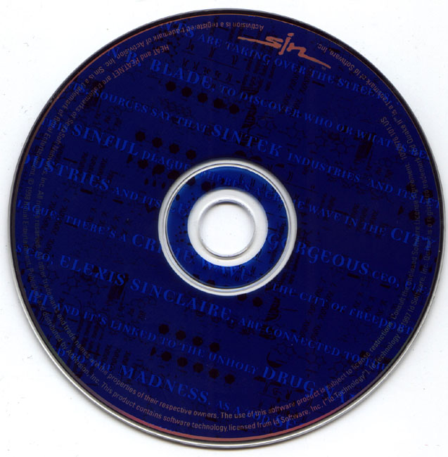 SiN - CD obal