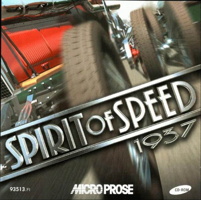 Spirit of Speed 1937 - predn CD obal