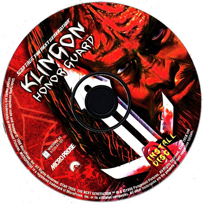 Star Trek: The Next Generation: Klingon Honor Guard - CD obal