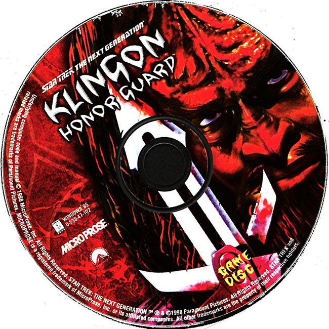Star Trek: The Next Generation: Klingon Honor Guard - CD obal 2