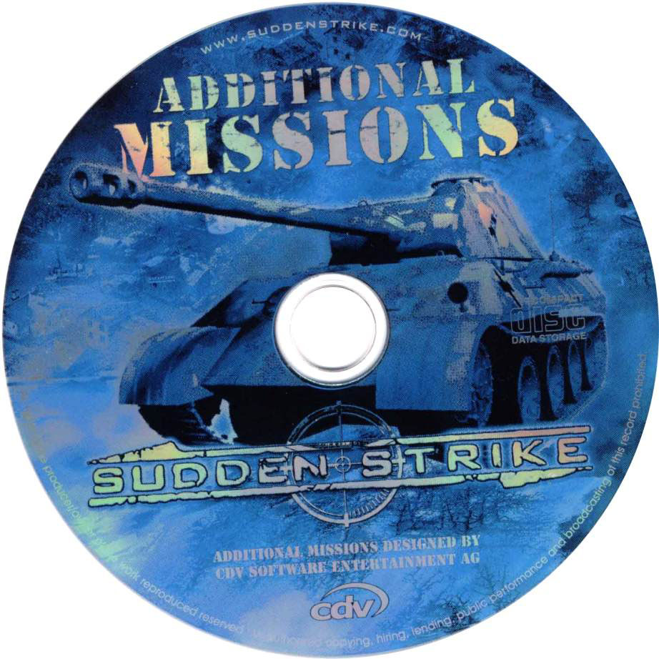 Sudden Strike - CD obal 2