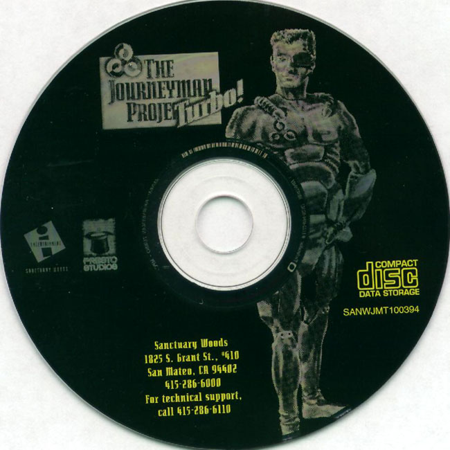 The Journeyman Project: Turbo! - CD obal