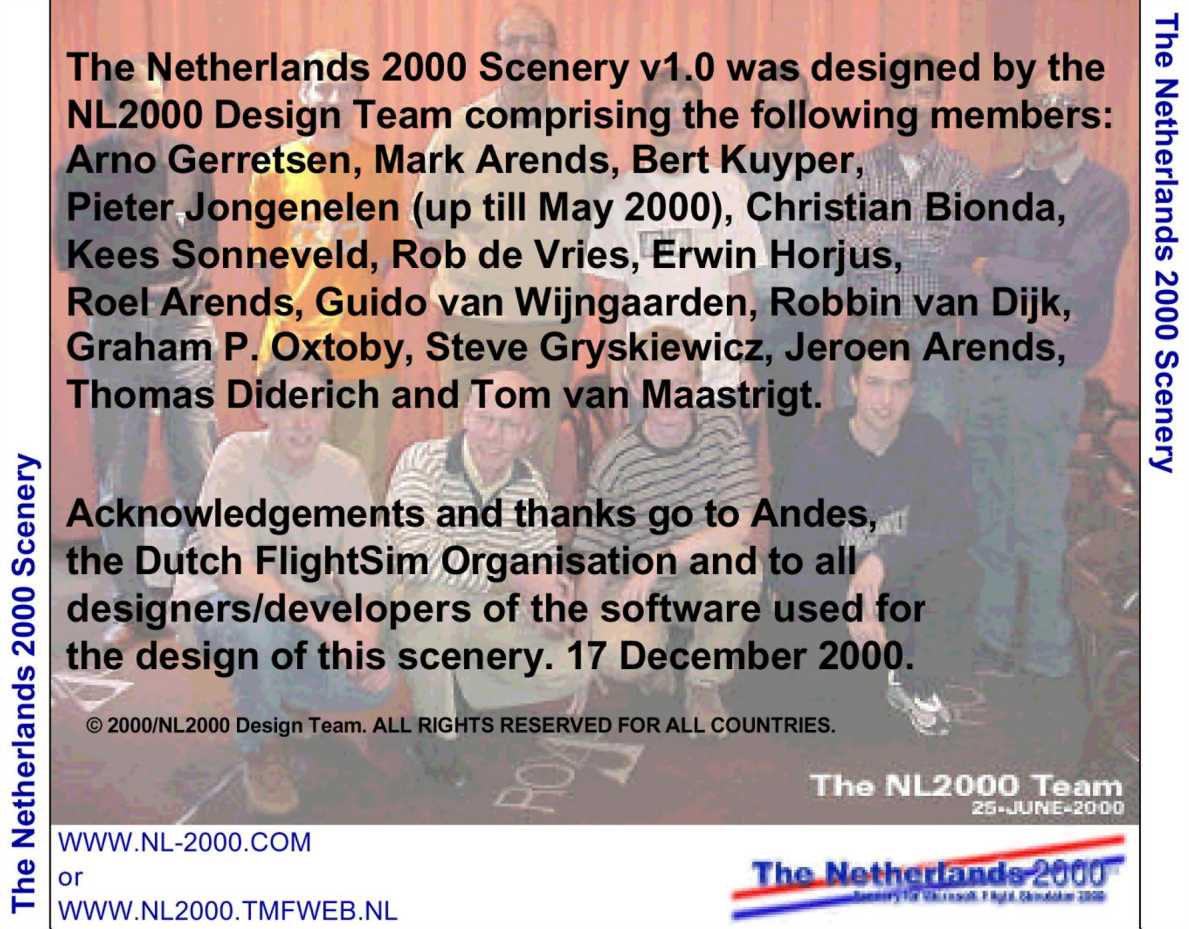 The Netherlands 2000: Scenery for MS Flight Simulator 2000 - zadn CD obal