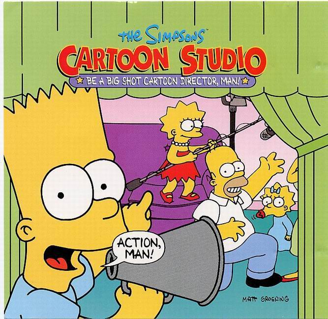 The Simpsons: Cartoon Studio - predn CD obal