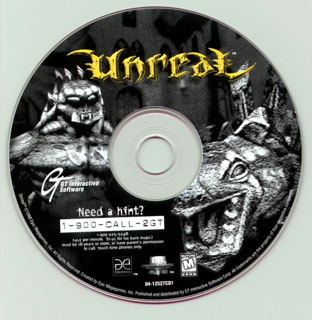 Unreal - CD obal 2