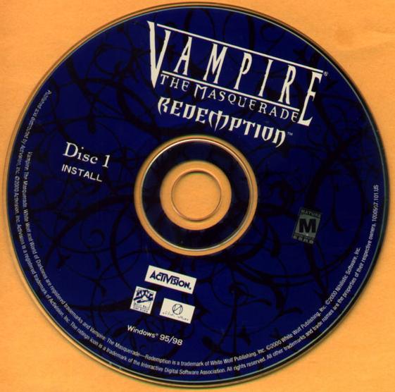 Vampire: The Masquerade - Redemption - CD obal