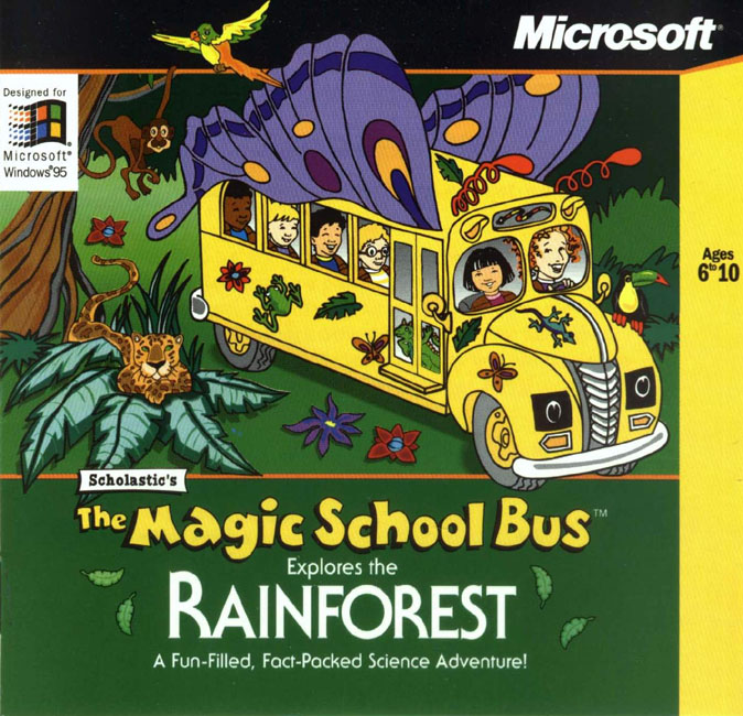 Magic School Bus: Rainforest - predn CD obal