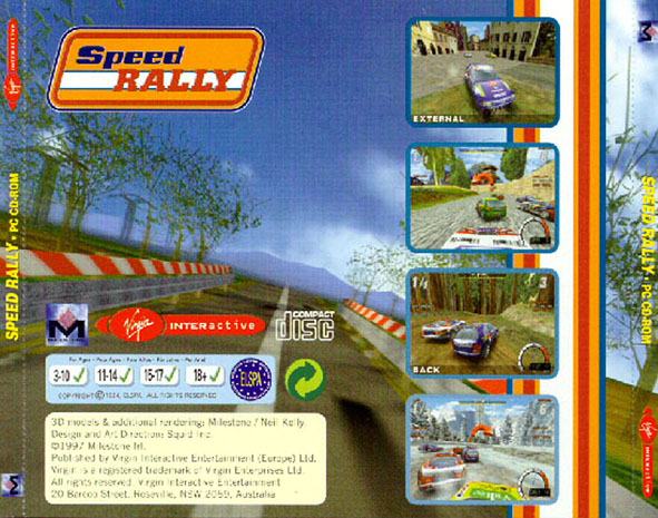 Speed Rally - zadn CD obal
