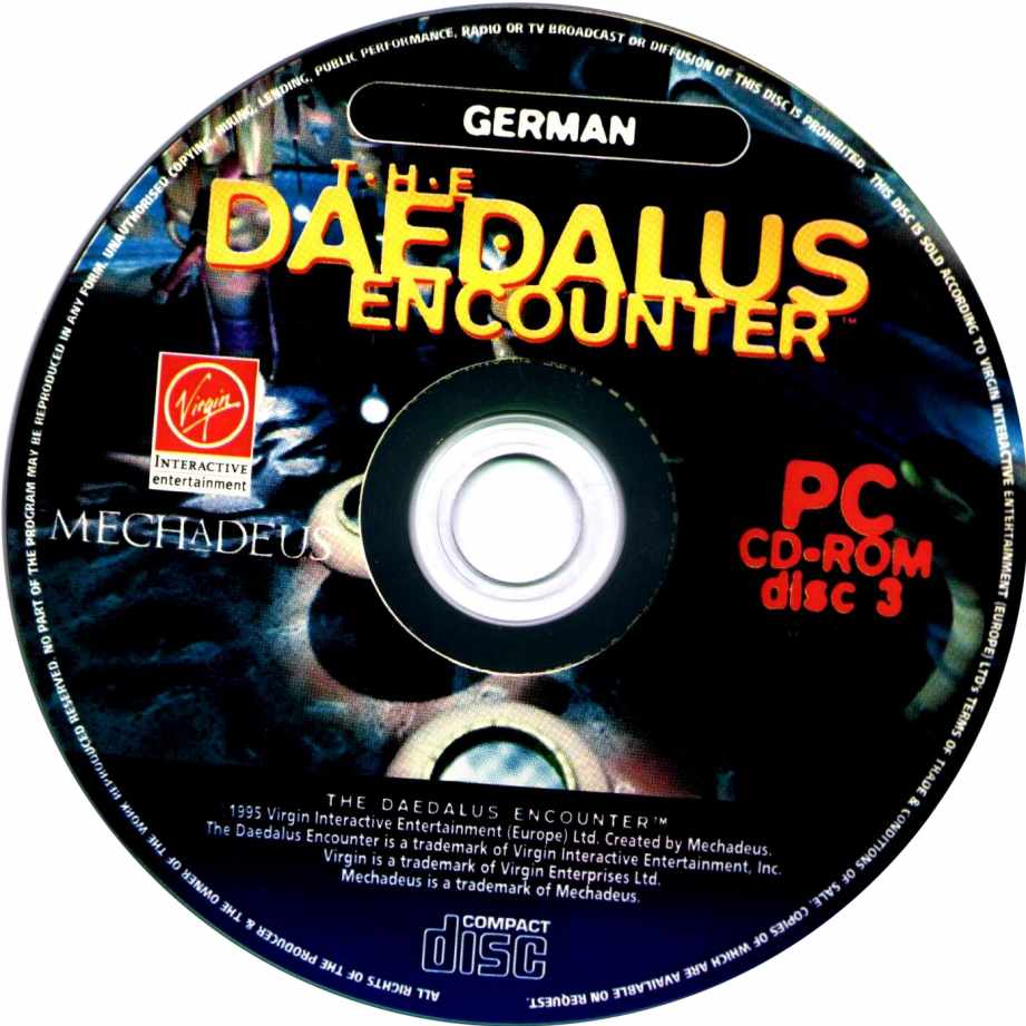 The Daedalus Encounter - CD obal 3