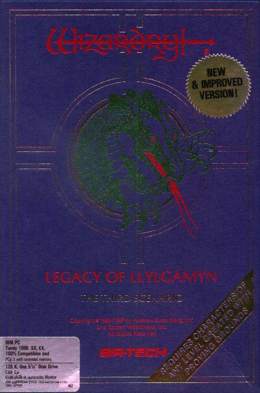 Wizardry III: Legacy of Llylgamyn - predn CD obal