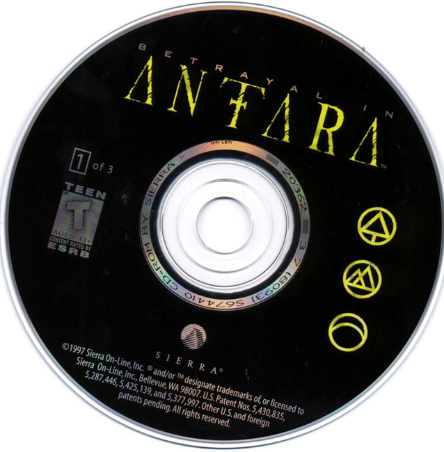 Betrayal in Antara - CD obal