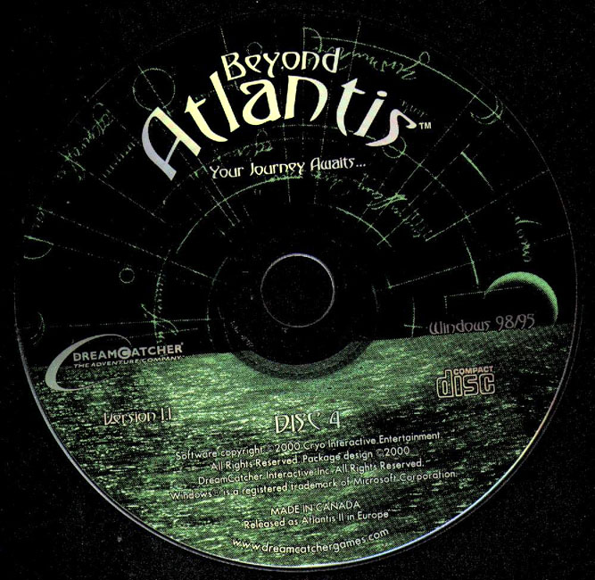 Beyond Atlantis - CD obal 4