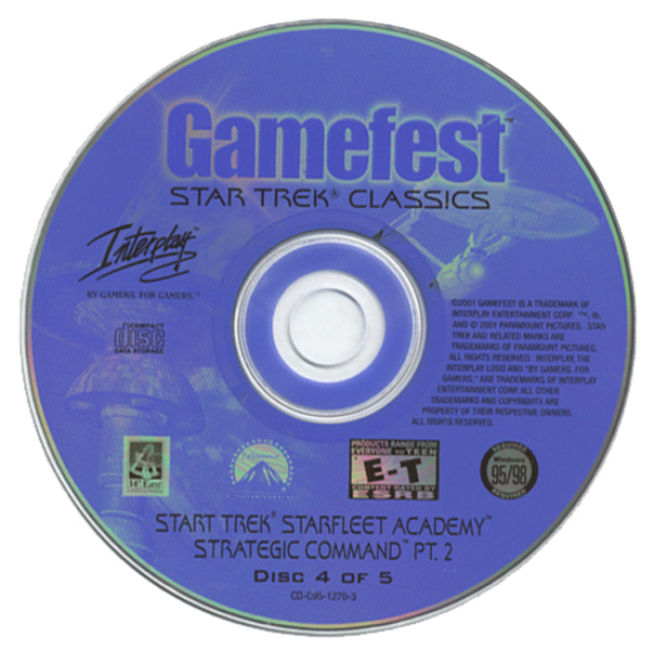 Gamefest Star Trek Classics - CD obal 4