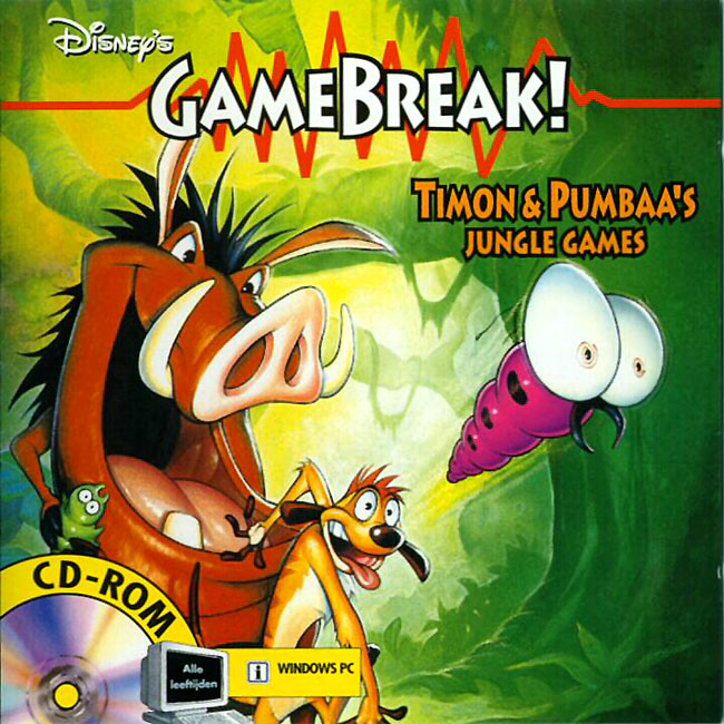 Disney's Timon & Pumbaa's Jungle Games - predn CD obal