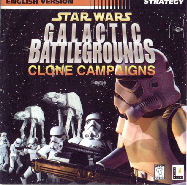 Star Wars: Galactic Battlegrounds: Clone Campaigns - predn CD obal