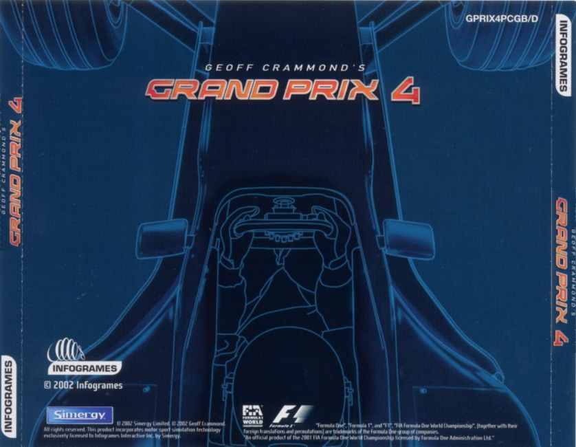 Grand Prix 4 - zadn CD obal 2