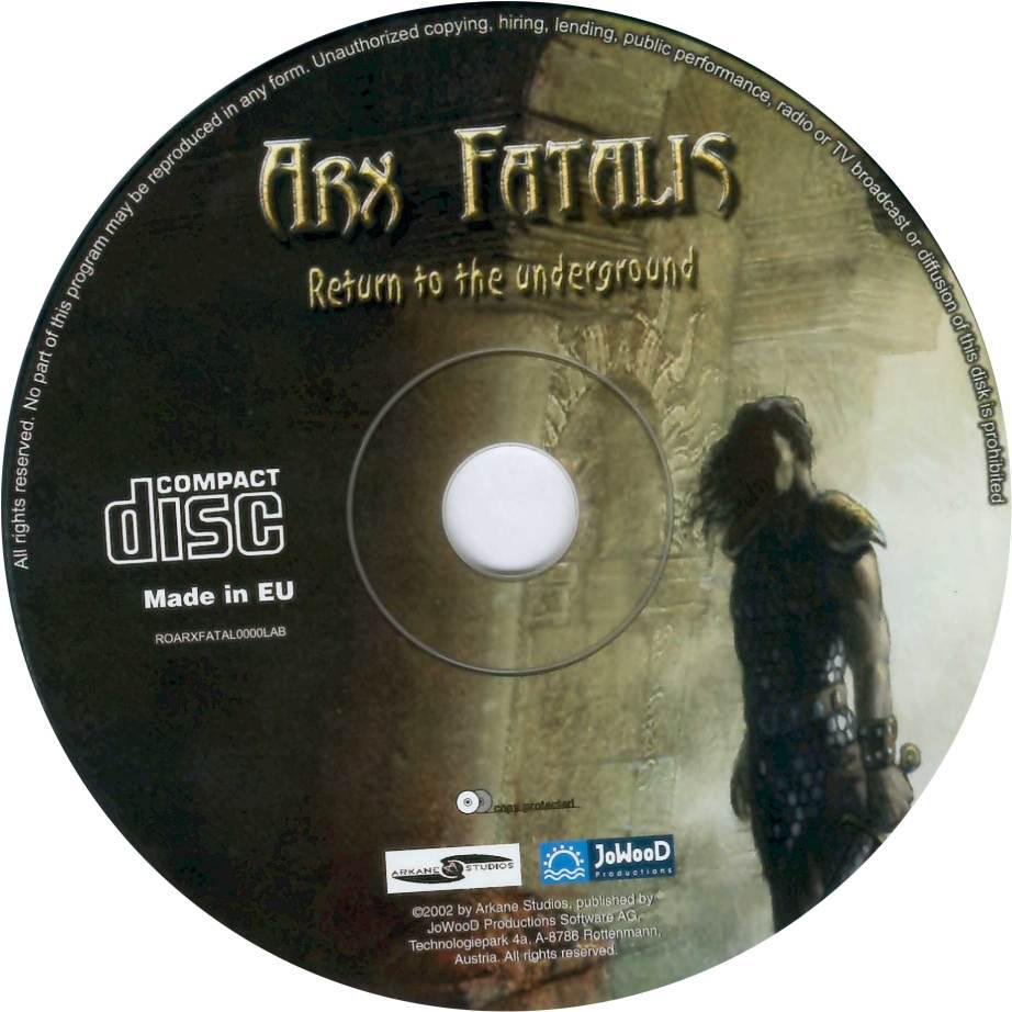 Arx Fatalis: Return to the Underground - CD obal