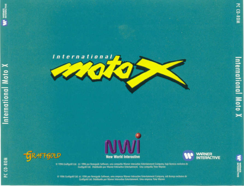 International Moto X - zadn CD obal