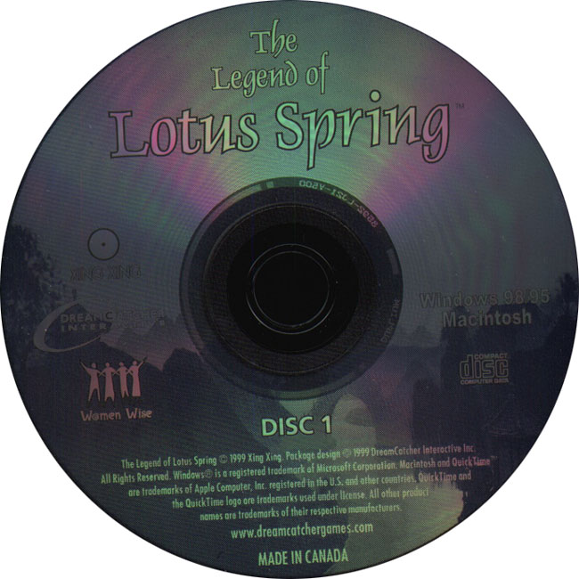The Legend of Lotus Spring - CD obal