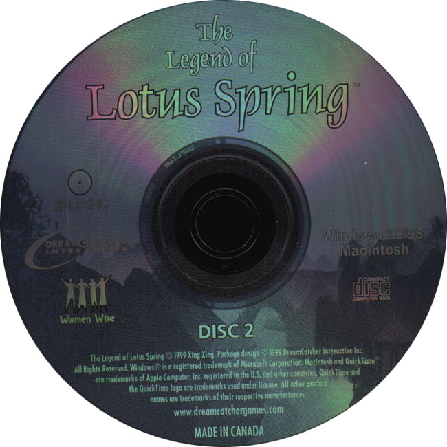 The Legend of Lotus Spring - CD obal 2