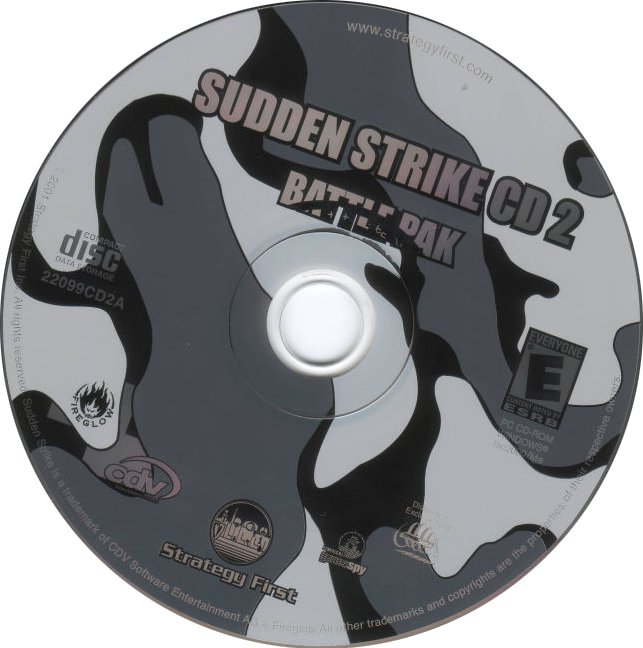 Sudden Strike: Battle Pak - CD obal 2