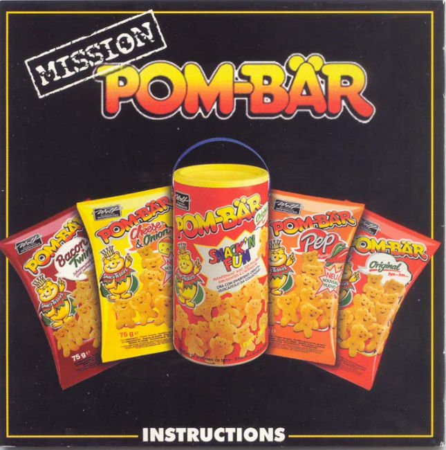 Mission Pom-baer - The Snack'n Run Game - predn vntorn CD obal