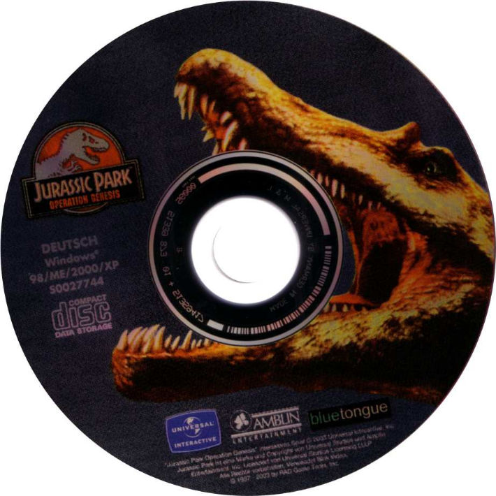 Jurassic Park: Operation Genesis - CD obal
