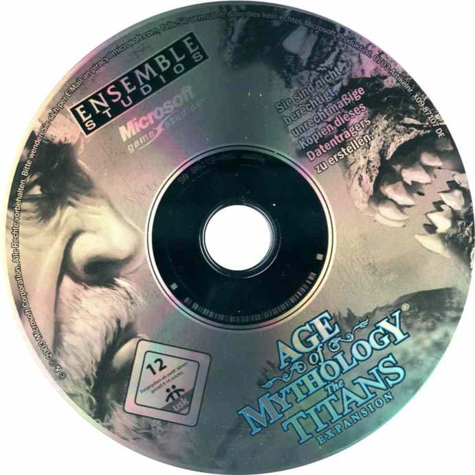 Age of Mythology: The Titans - CD obal