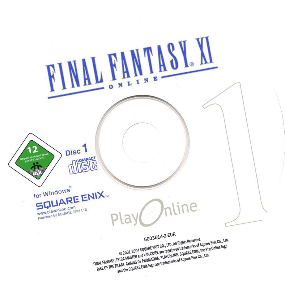 Final Fantasy XI: Online - CD obal