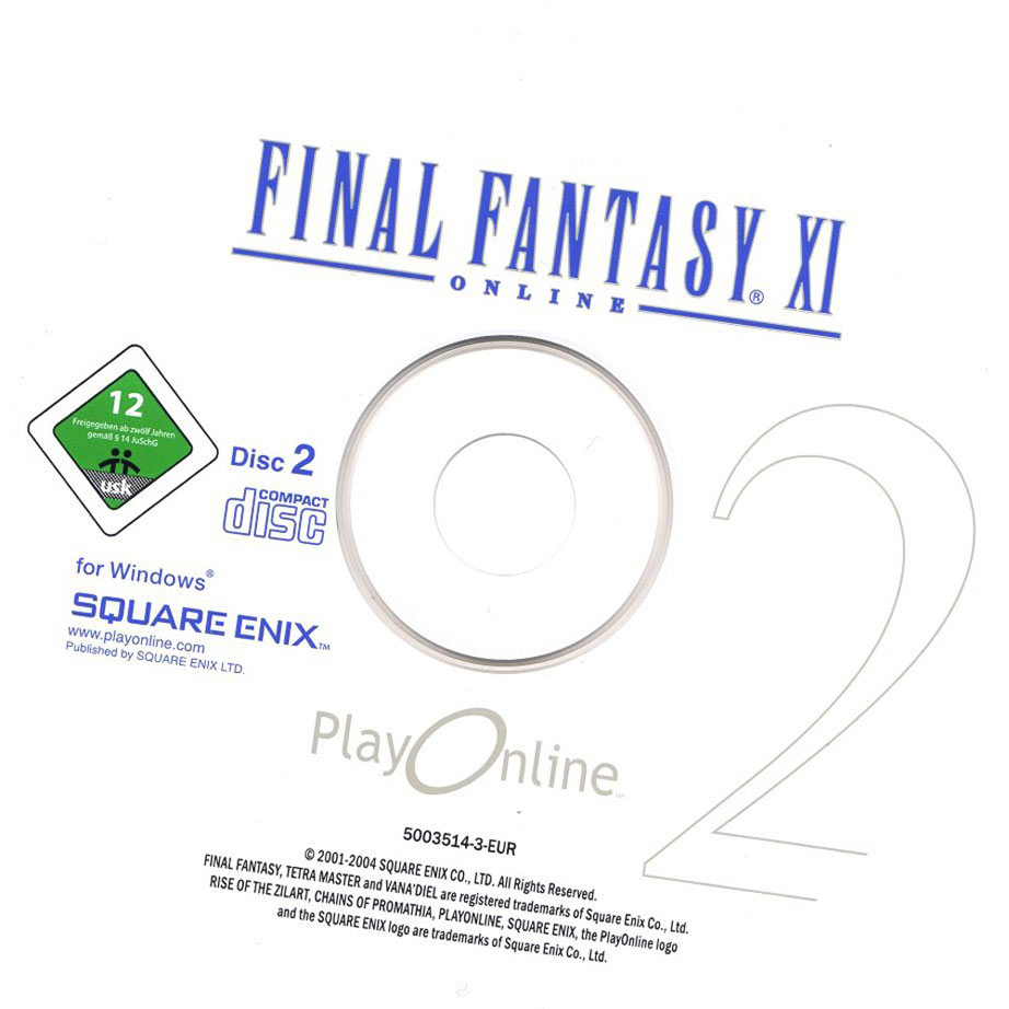 Final Fantasy XI: Online - CD obal 2
