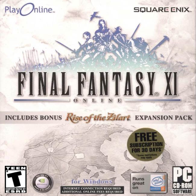 Final Fantasy XI: Online - predn CD obal