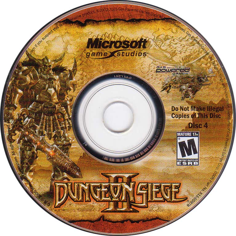Dungeon Siege II - CD obal 4