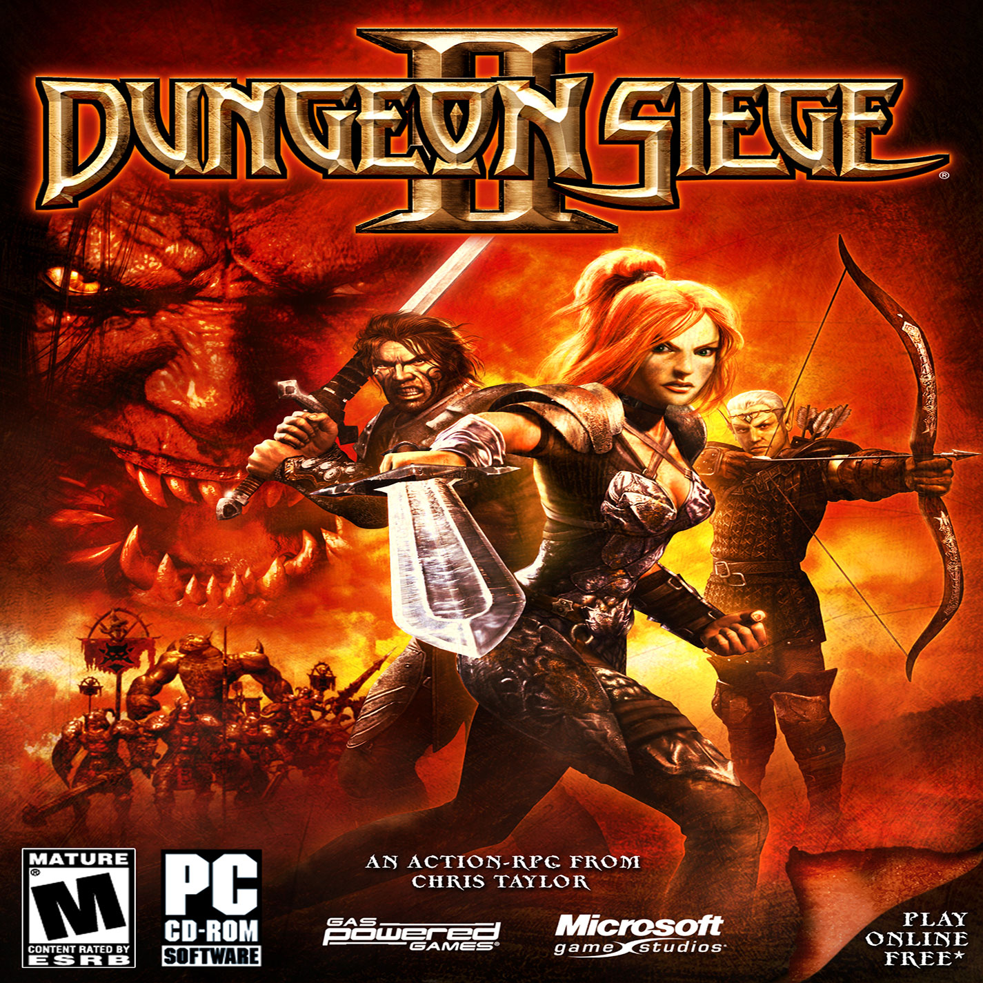 Dungeon Siege II - predn CD obal