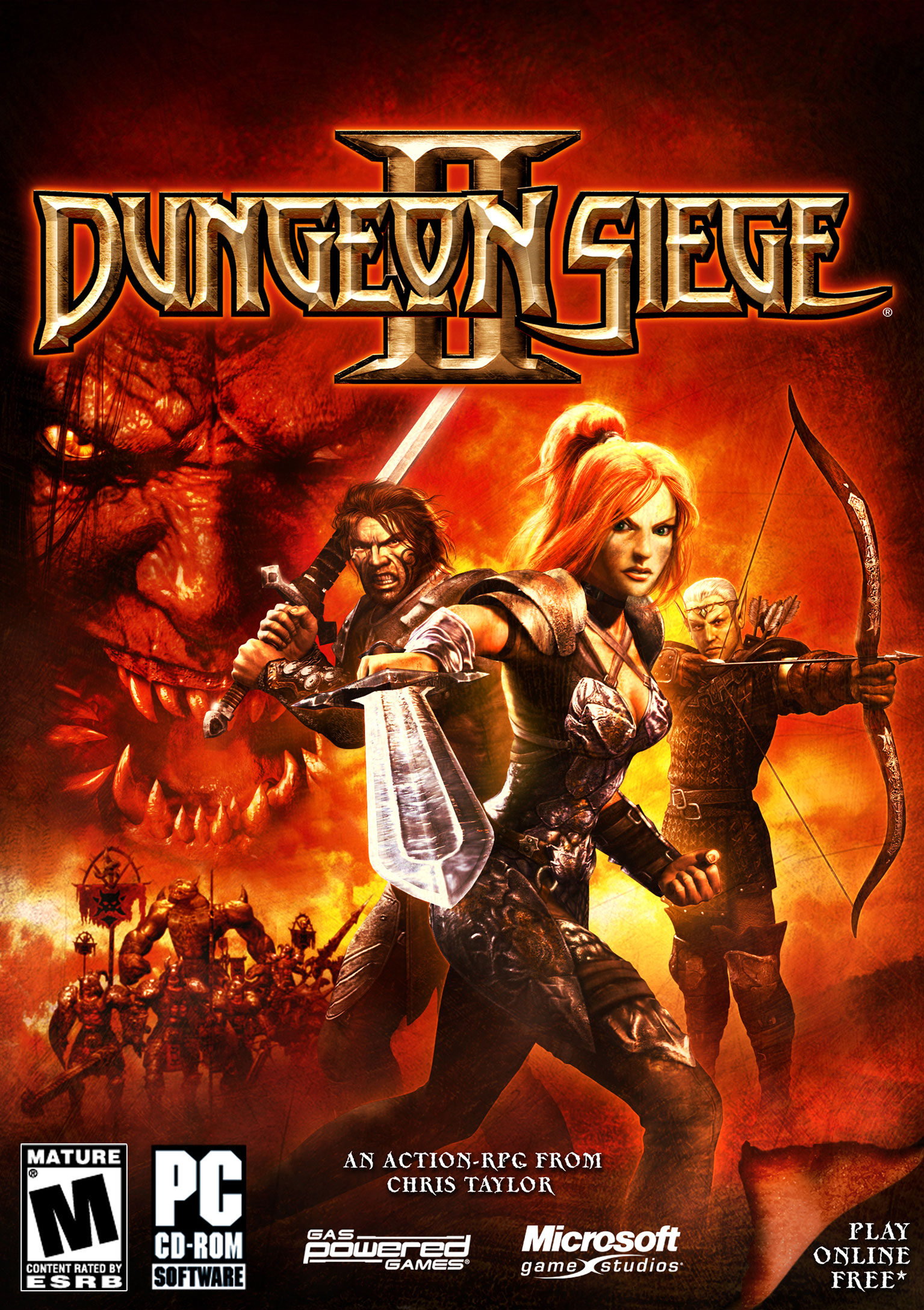Dungeon Siege II - predn DVD obal