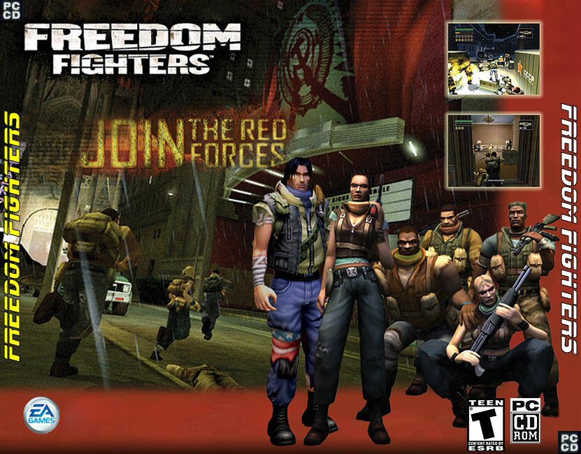 Freedom Fighters - zadn CD obal