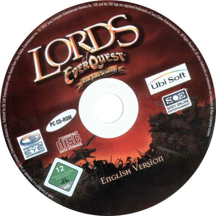 Lords of EverQuest - CD obal