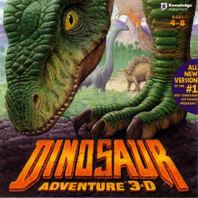 Dinosaur Adventure 3D - predn CD obal