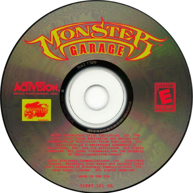 Monster Garage: The Game - CD obal