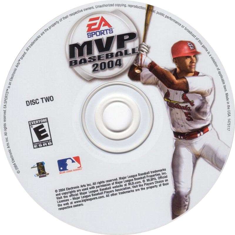 MVP Baseball 2004 - CD obal 2