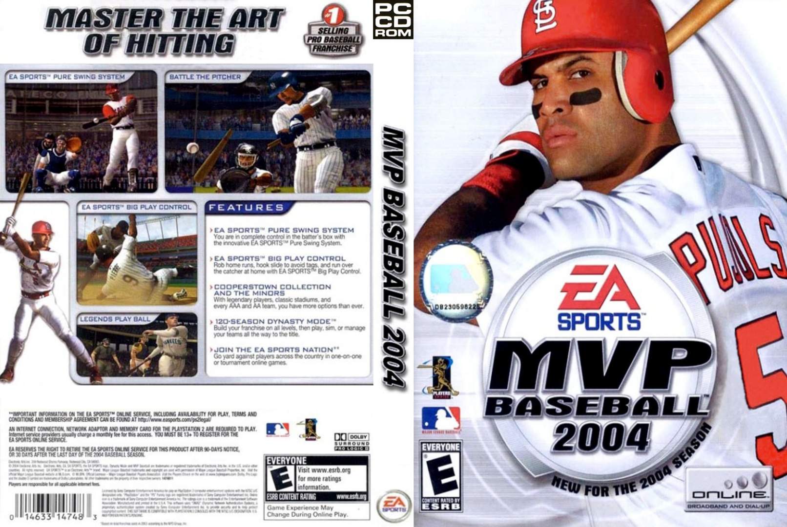 MVP Baseball 2004 - DVD obal