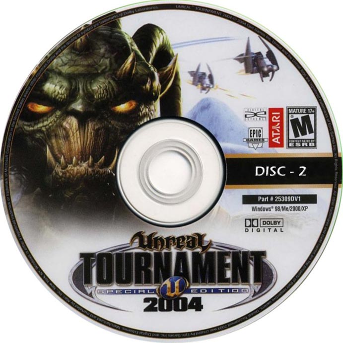 Unreal Tournament 2004: Special Edition - CD obal 3