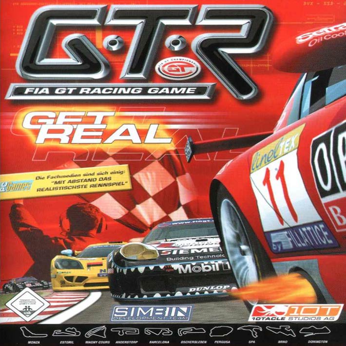 GTR: FIA GT Racing Game - predn CD obal