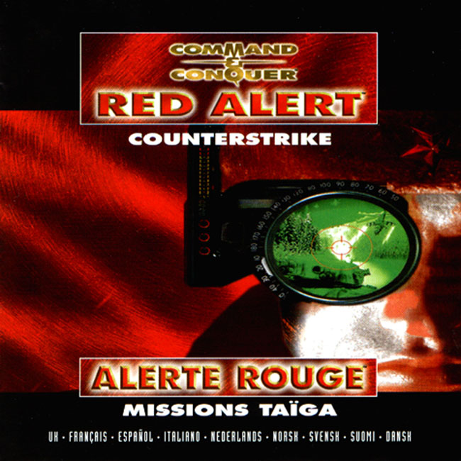Command & Conquer: Red Alert: Counterstrike - predn CD obal