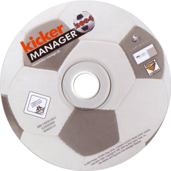 Kicker Manager 2004 - CD obal